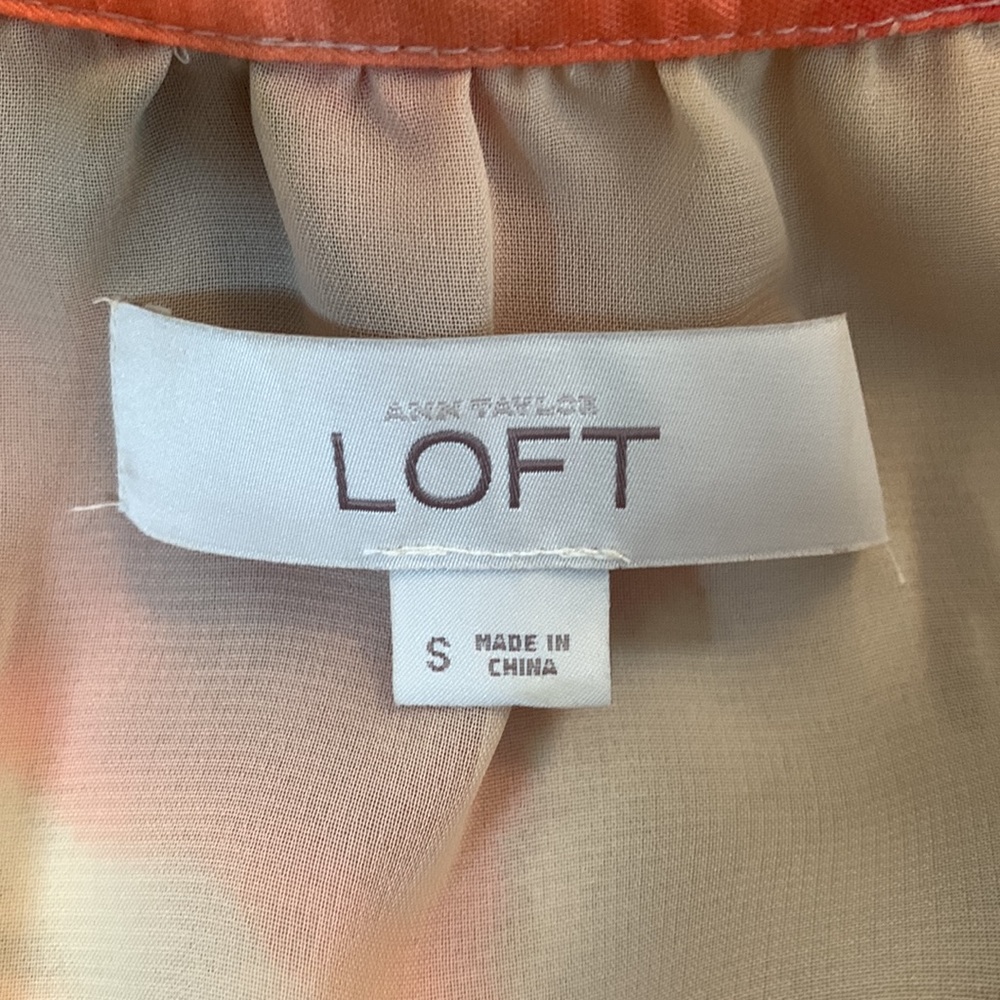 LOFT Floral Ruffle Lined Tank - Picture 4 of 4